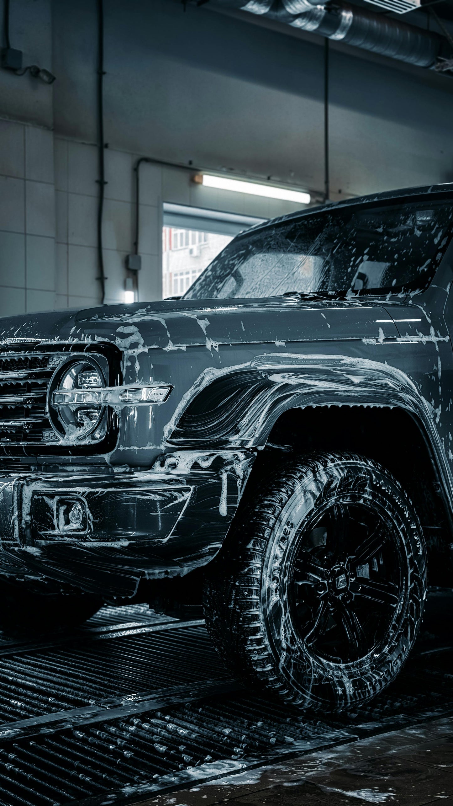 St Teath Basic Car wash & Go Big.
